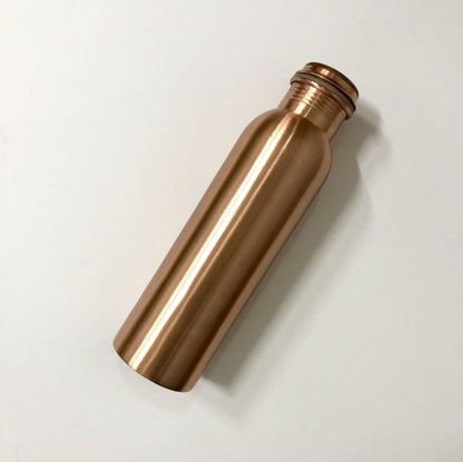 Copper Aura – Pure Polished Copper Water Bottle
